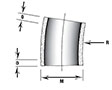 11 1/4º x 36 Inch (in) Radius Elbows 11 1/4º x 36 Inch (in) Radius Elbows