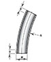 22 1/2º x 36 Inch (in) Radius Elbows 22 1/2º x 36 Inch (in) Radius Elbows