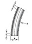 30º x 12 Inch (in) Radius Elbows 30º x 12 Inch (in) Radius Elbows