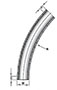 45º x 12 Inch (in) Radius Elbows 45º x 12 Inch (in) Radius Elbows