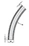 45º x 24 Inch (in) Radius Elbows 45º x 24 Inch (in) Radius Elbows