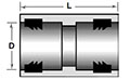 Stop Couplings with Gasket Stop Couplings with Gasket